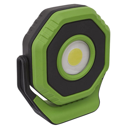Sealey LED700P Rechargeable Pocket Floodlight with Magnet 360° 7W COB LED - Green Sealey