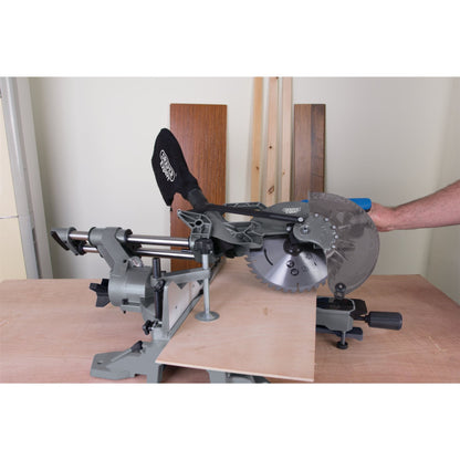 Draper 79899 Double Bevel Sliding Compound Mitre Saw 255mm 2000W Draper