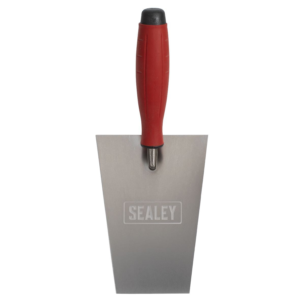 Sealey T1203 Stainless Steel Masonry Trowel - Rubber Handle - 160mm Sealey