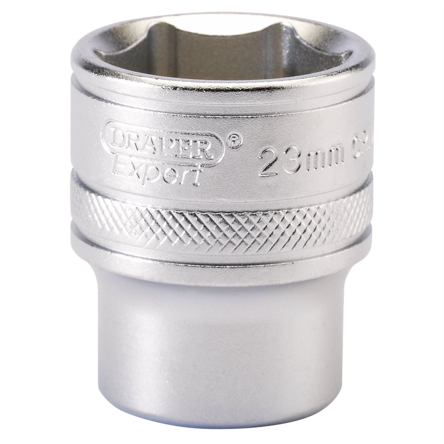 Draper 16614 6 Point Metric Socket 1/2" Sq. Dr. 23mm Draper
