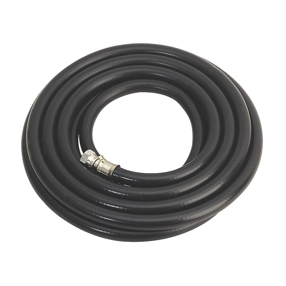 Sealey AH5RX/38 Air Hose 5m x Ø10mm with 1/4"BSP Unions Heavy-Duty Sealey