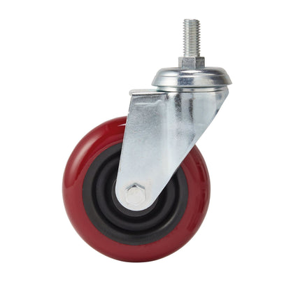 Draper 65520 Swivel Bolt Fixing Polyurethane Wheel 100mm Diameter S.W.L. 125kg Draper