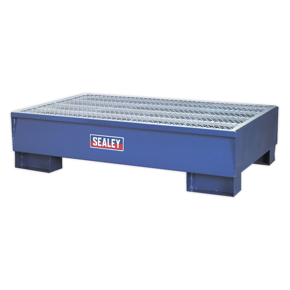 Sealey DRP10 Steel Barrel Bund Spill Pallet 1340 x 800 x 335mm Sealey