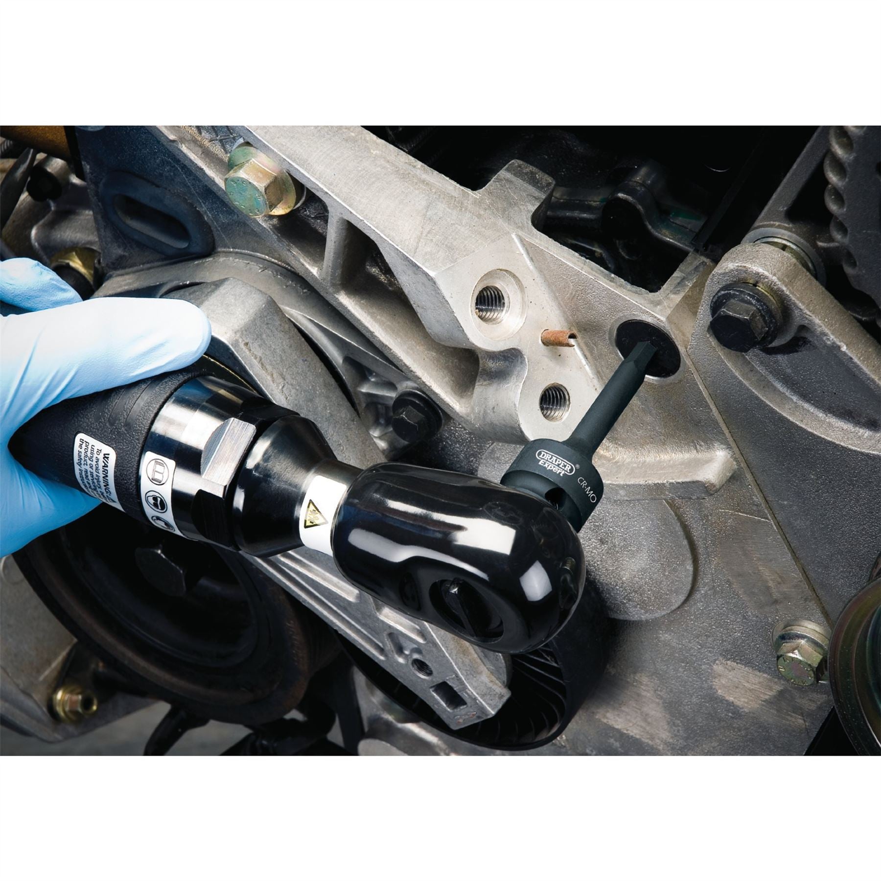 Draper 26439 Expert Impact Hex. Socket Bit Set 1/2" Sq. Dr. 8 Piece Draper