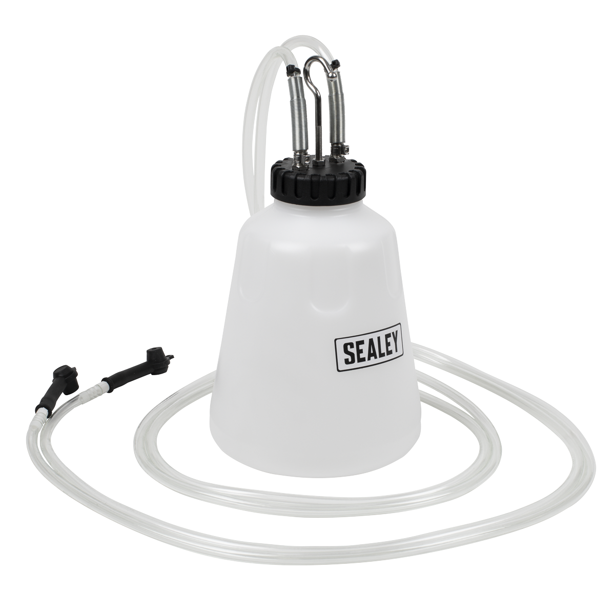 Sealey VS0218 High Flow Twin Pipe Brake Bleed Bottle 2L Sealey