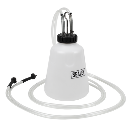 Sealey VS0218 High Flow Twin Pipe Brake Bleed Bottle 2L Sealey