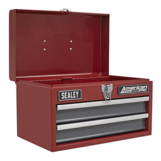 Sealey AP2602BB Toolbox 2 Drawer with Ball-Bearing Slides Sealey