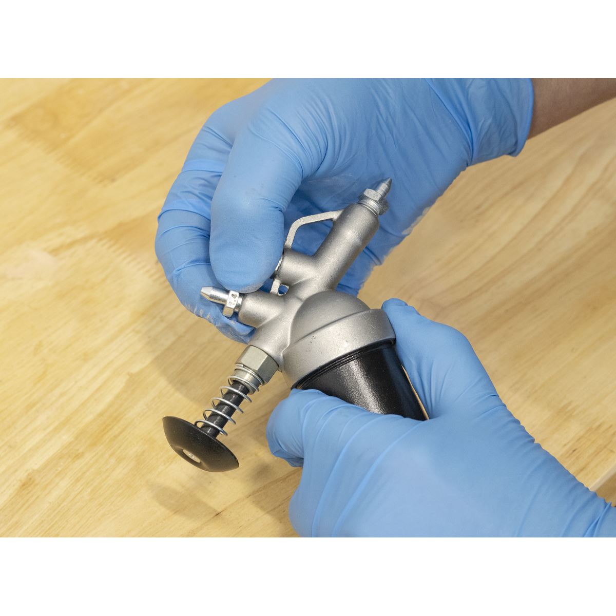 Sealey AK55 Mini Grease Gun Push Type Sealey