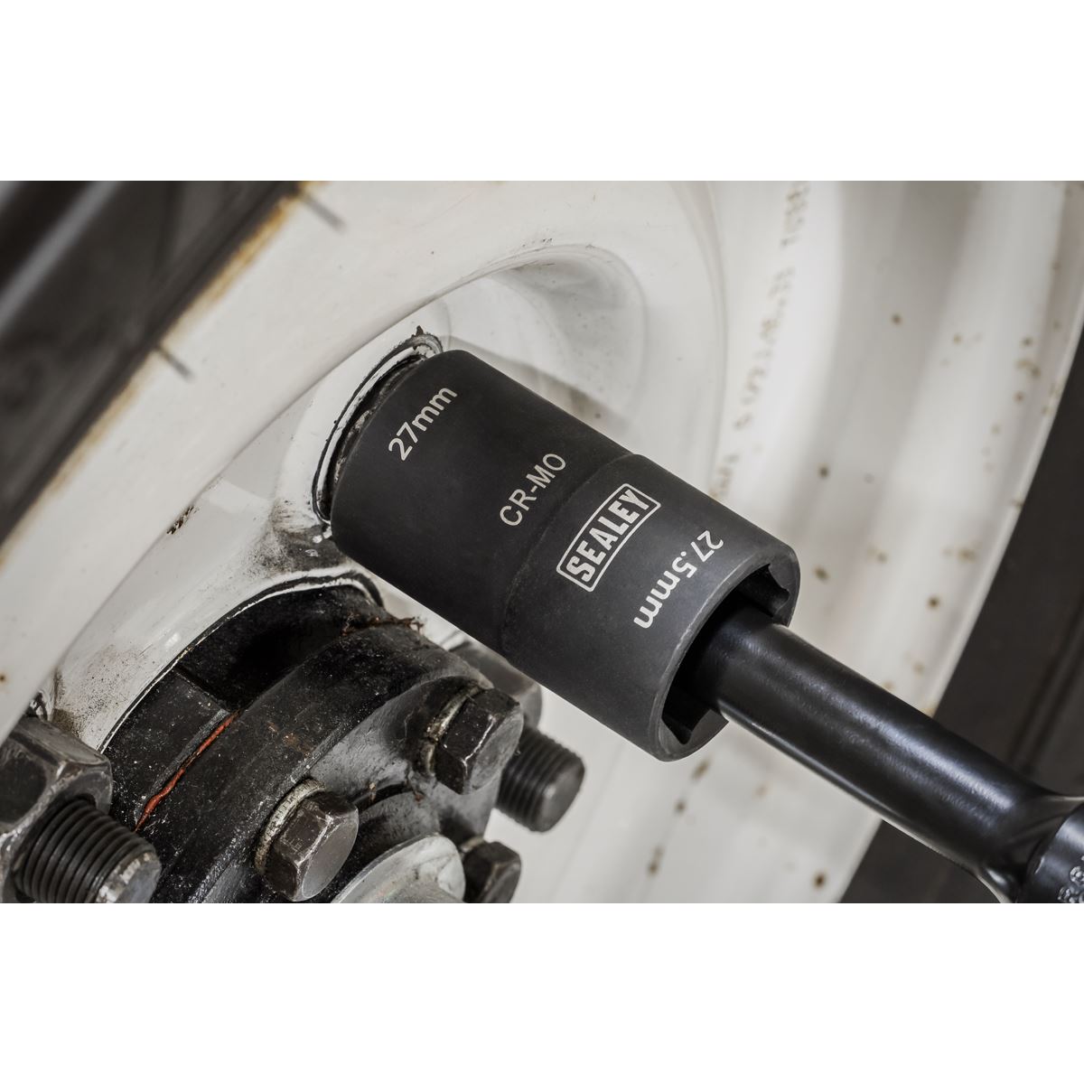 Sealey SX1822 Double Ended Impact Socket 63mm 1/2"Sq Drive 27/27.5mm Sealey