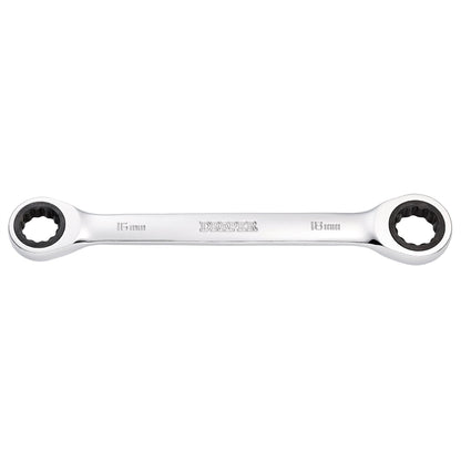 Draper 27739 HI-TORQ® Metric Double Ratchet Ring Spanner 16 x 18mm Draper