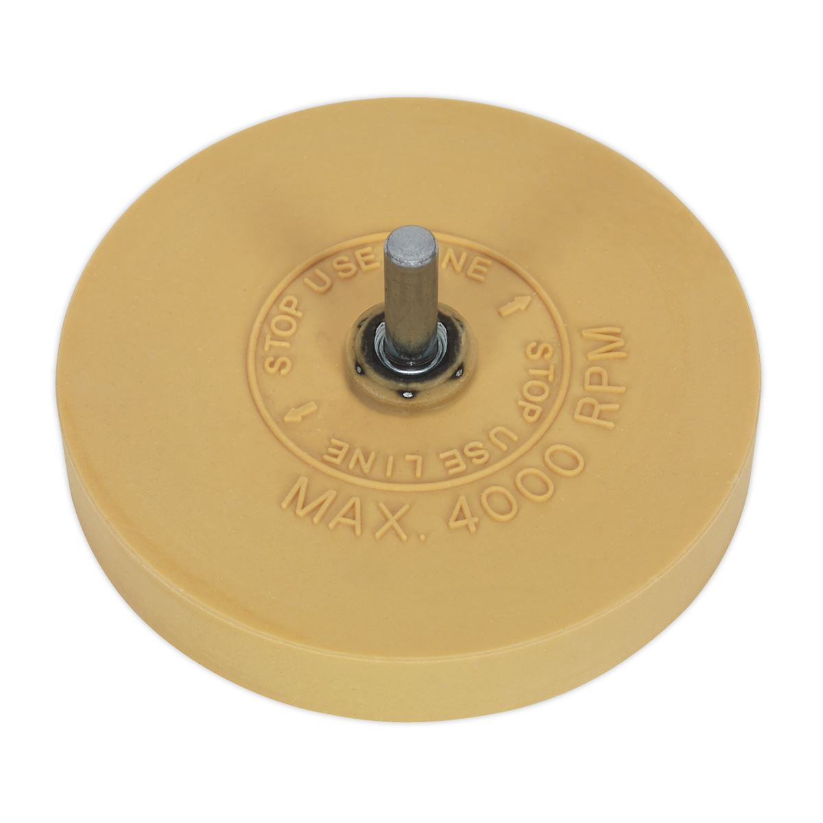 Sealey SA95/PXM Stripe Removing Pad Ø88 x 15mm 6mm Mandrel Sealey