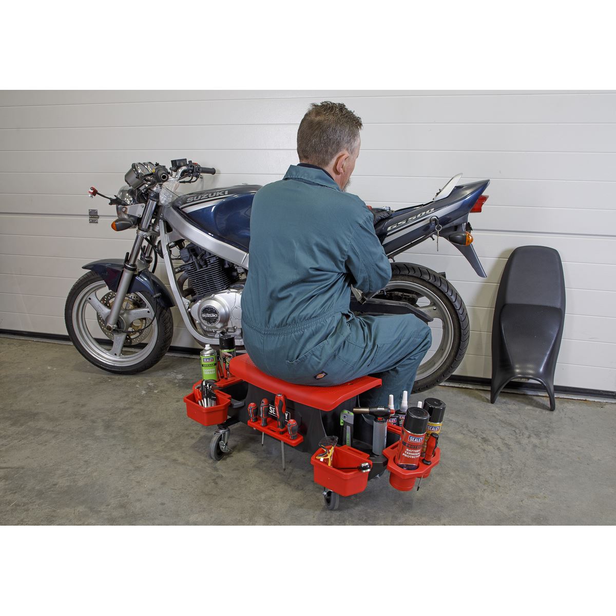 Sealey SCR91 Mechanic's Detailing Utility Seat Sealey