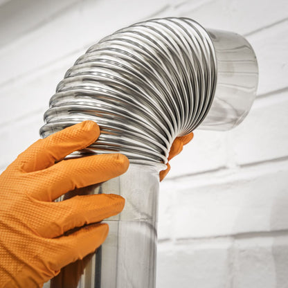 Sealey IREX2 Stainless Steel Exhaust/Flue Extension Pipe for IR13/IR16 Ø100mm - 1000mm Sealey