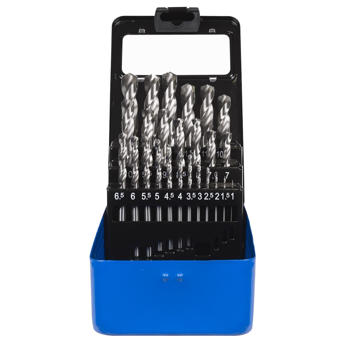 Sealey AK47251 HSS Split Point Fully Ground Drill Bit Set 25pc Metric Sealey