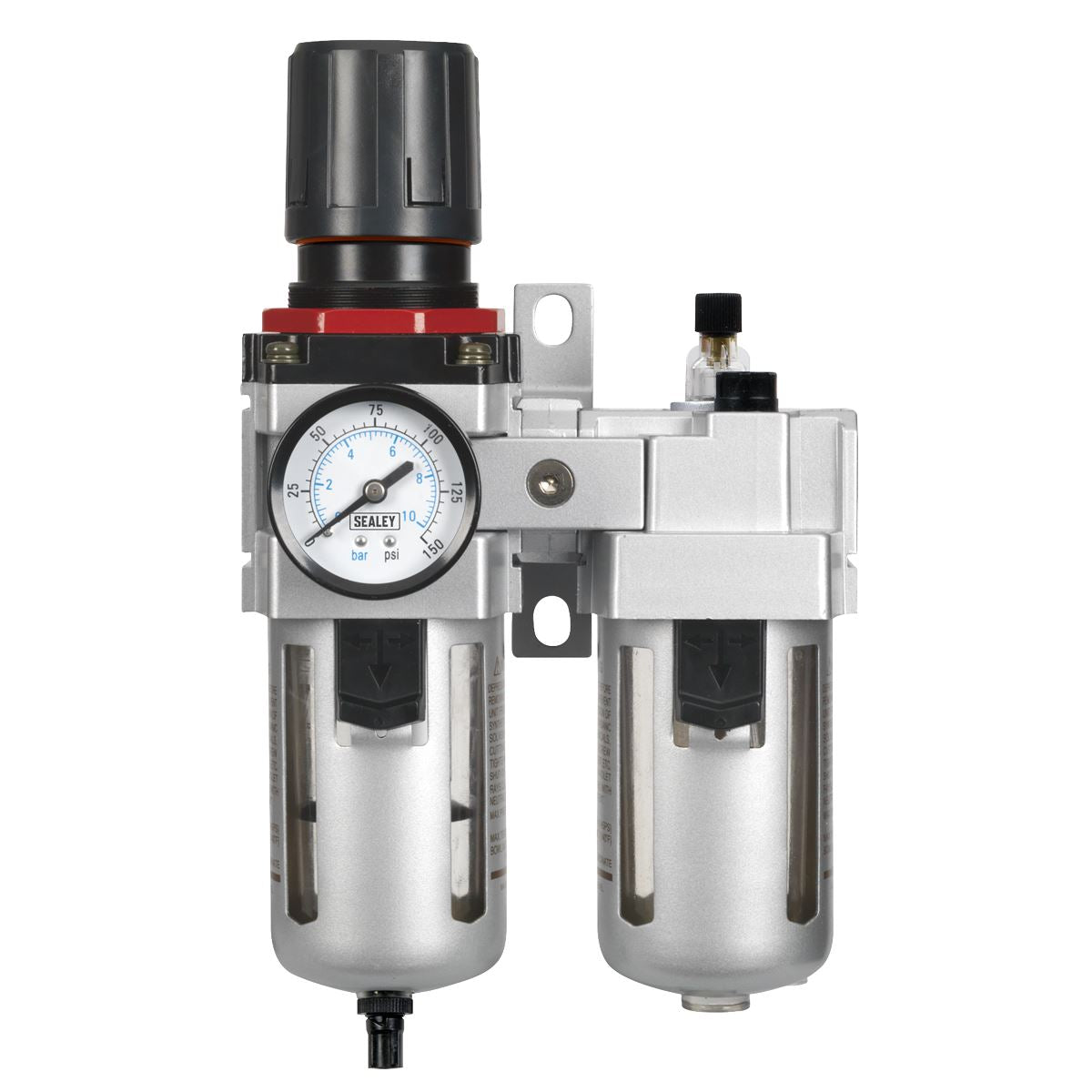Sealey SA4001 Air Filter/Regulator/Lubricator - High Flow Sealey