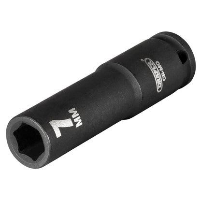 Draper 05185 Expert HI-TORQ® 6 Point Deep Impact Socket 1/4" Sq. Dr. 7mm Draper