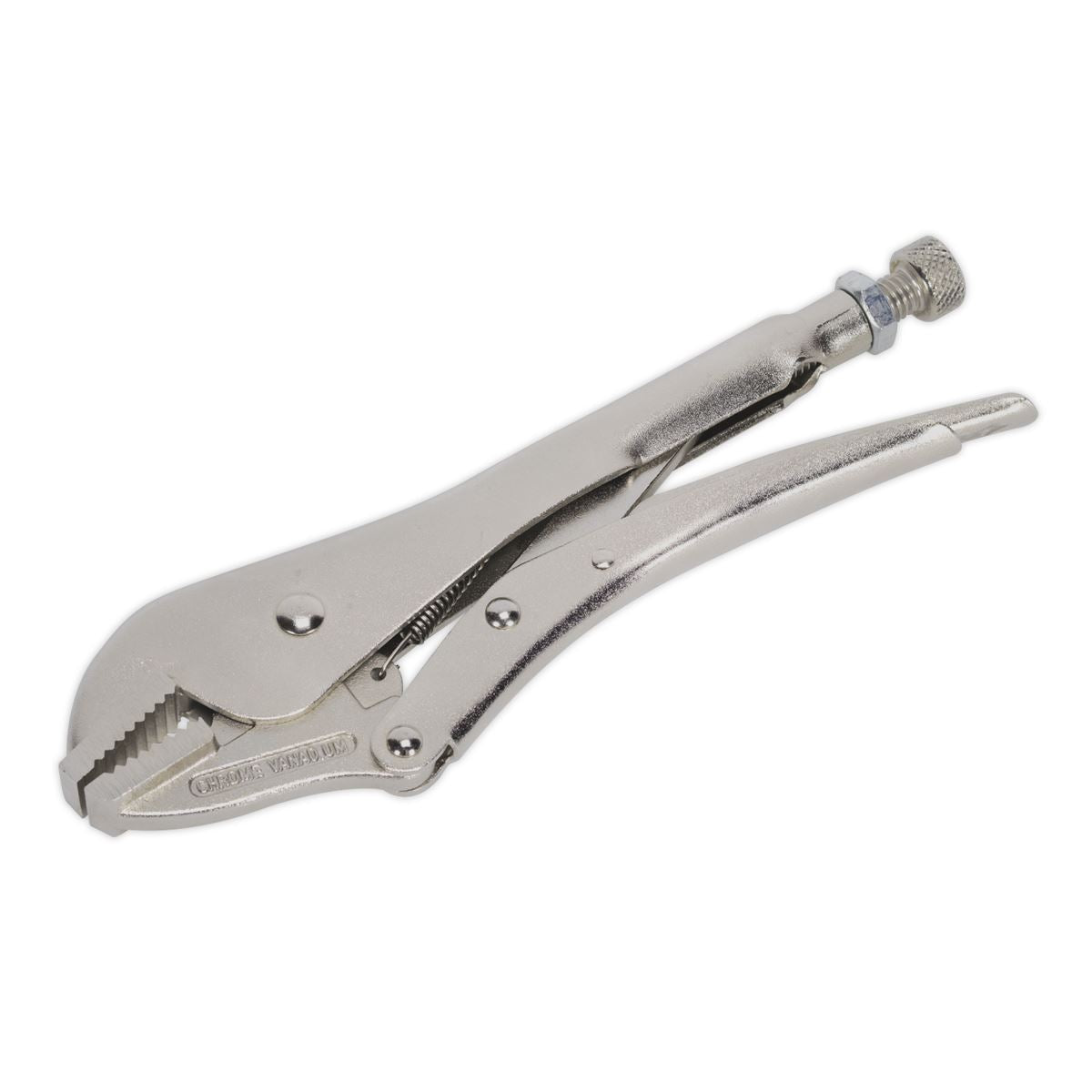 Sealey AK6823 Locking Pliers Straight Jaws 230mm 0-45mm Capacity Sealey