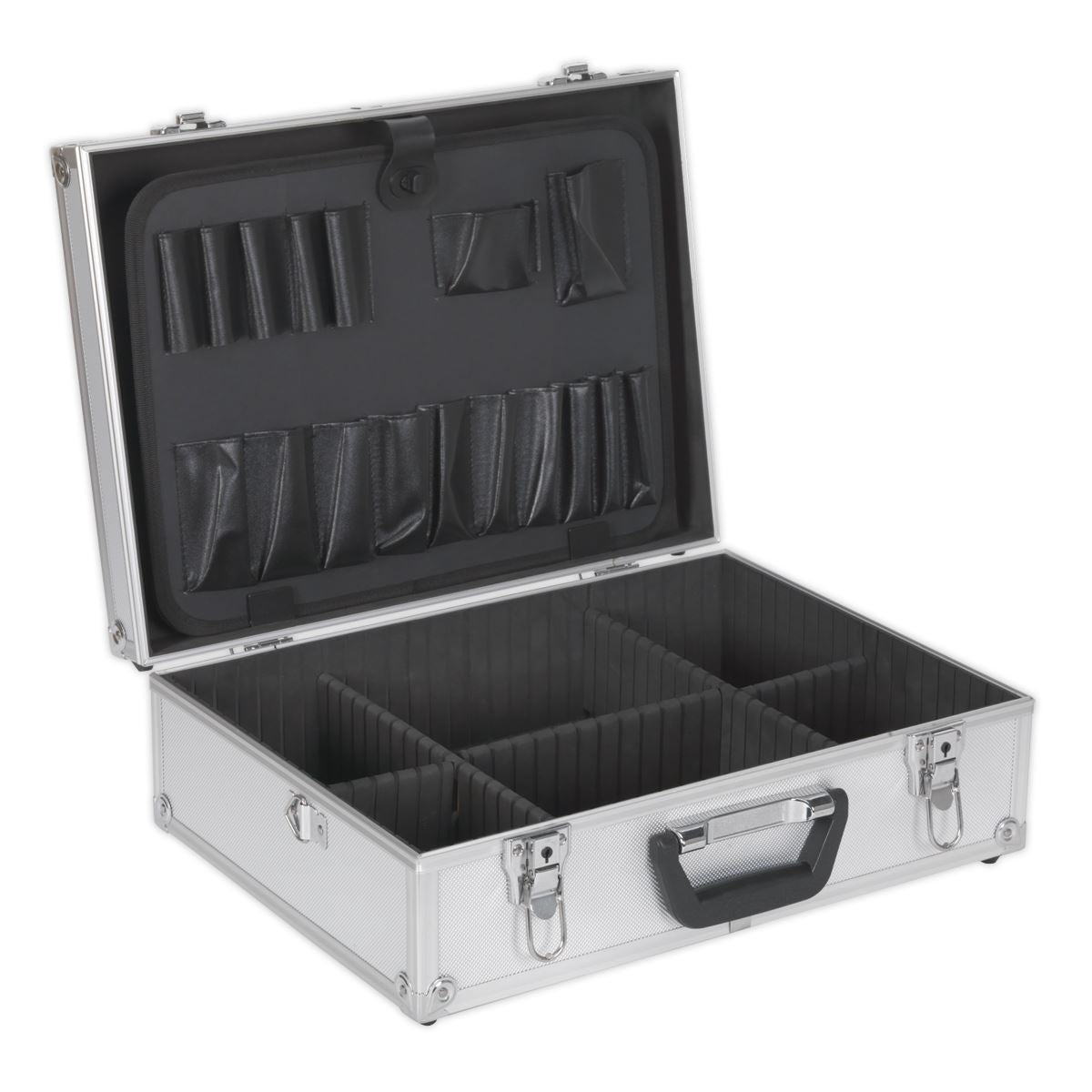 Sealey AP603 Tool Case Aluminium Square Edges Sealey