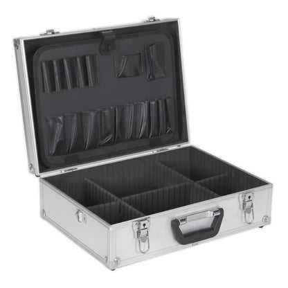 Sealey AP603 Tool Case Aluminium Square Edges Sealey