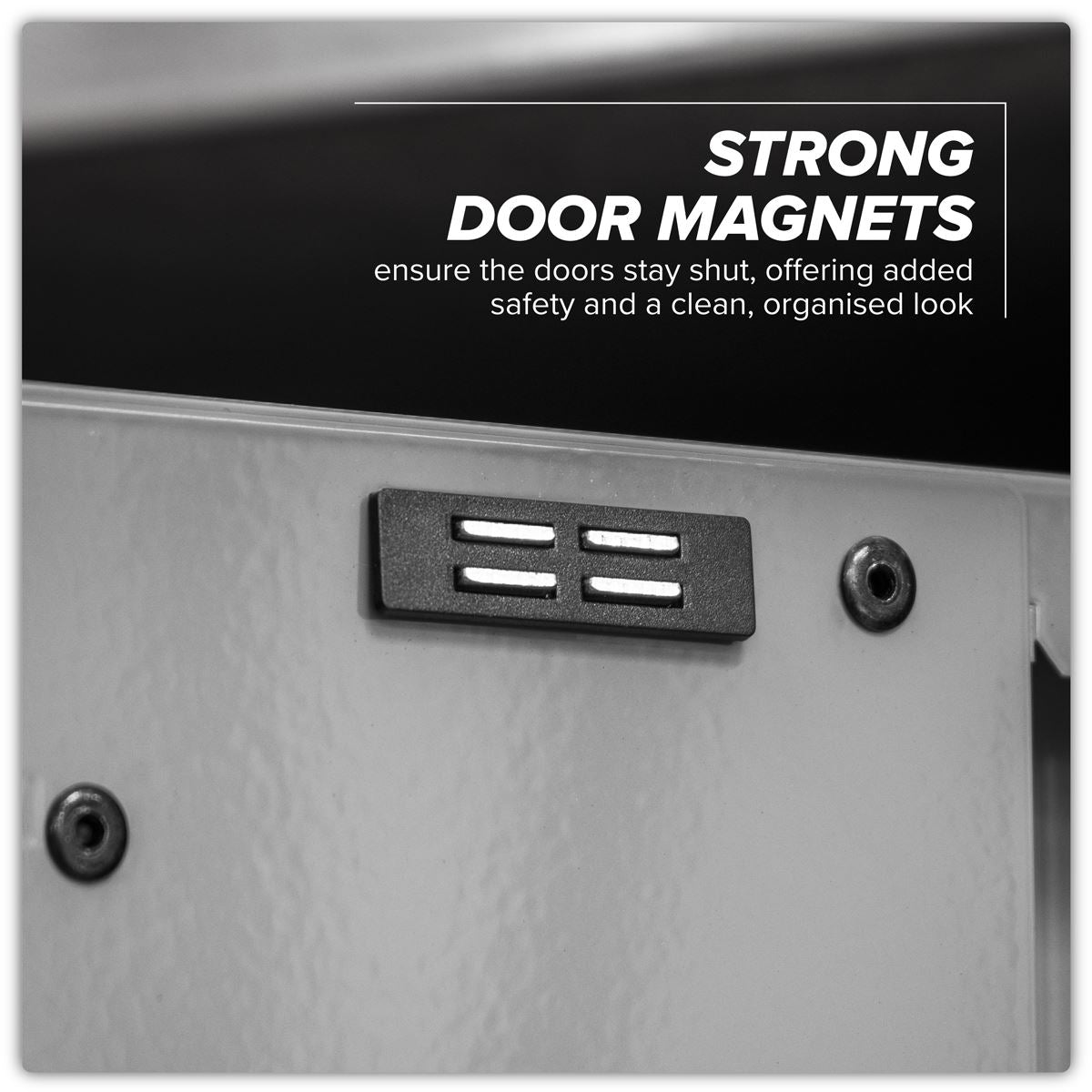 Sealey APMSBESTACK02SS Superline PRO® Black Edition Storage System with Stainless Worktop 2.64m Sealey