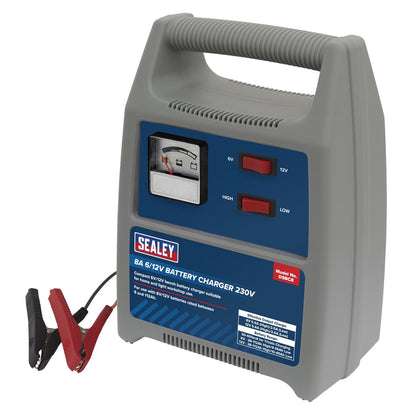Sealey DSBC8 Battery Charger 8A 6/12V 230V Sealey