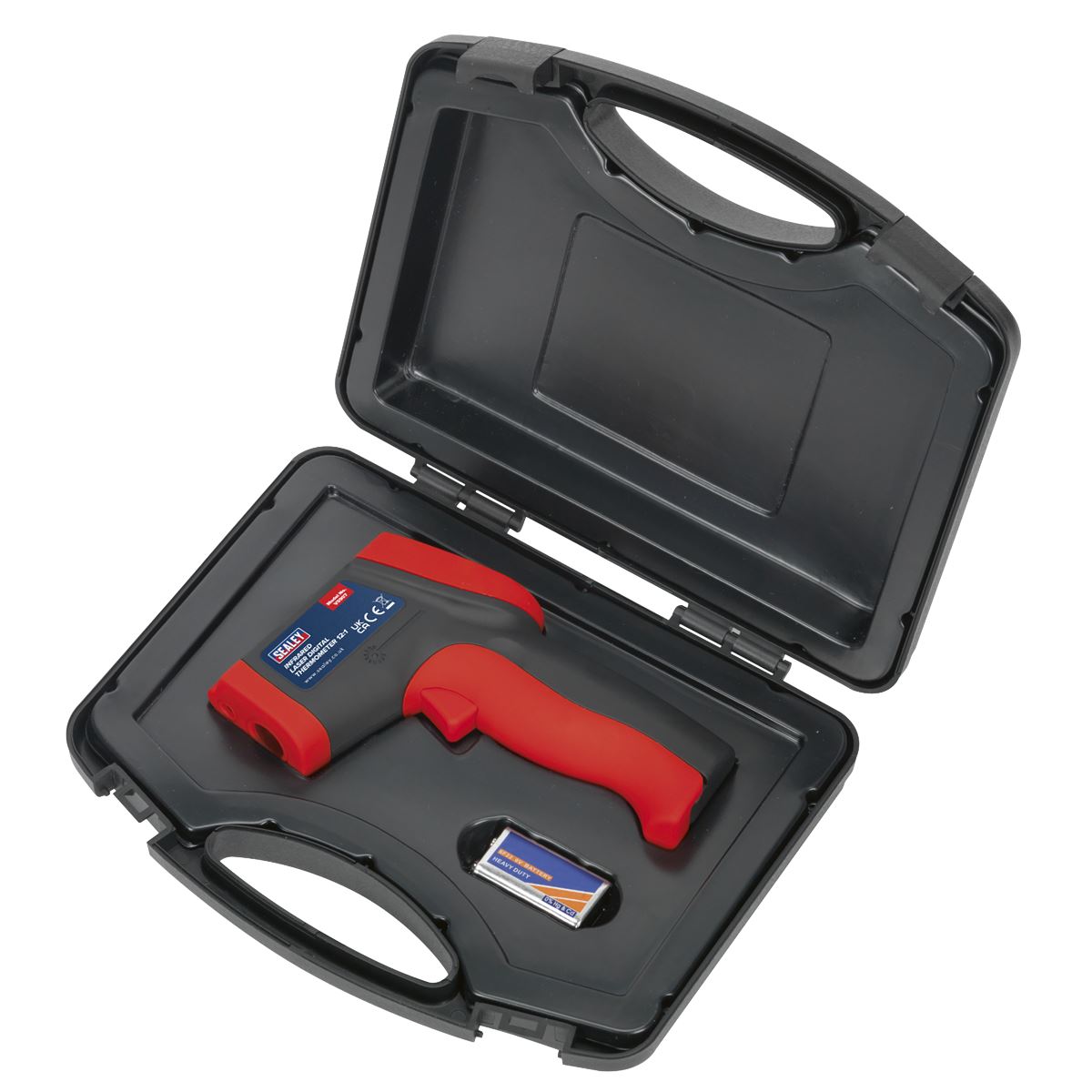 Sealey VS907 Infrared Laser Digital Thermometer 12:1 Sealey