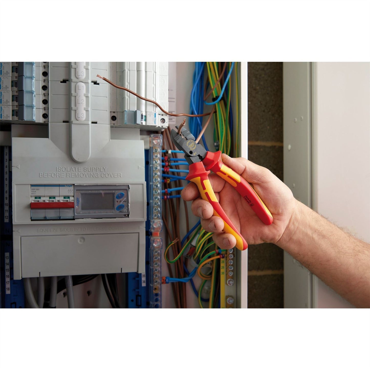 Draper 13644 XP1000® VDE 4-in-1 Combination Cutter 160mm Draper