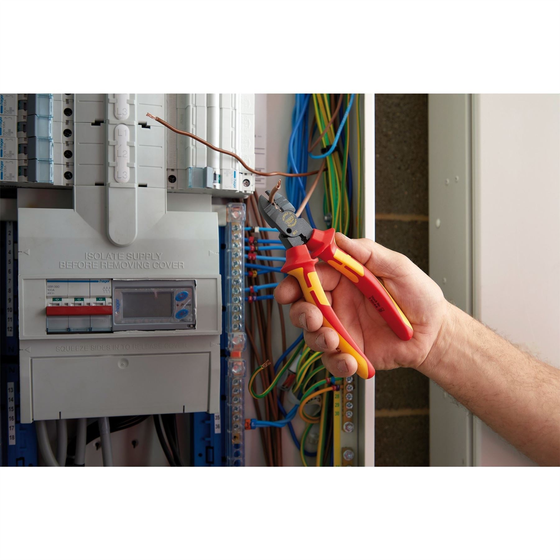 Draper 13644 XP1000® VDE 4-in-1 Combination Cutter 160mm Draper