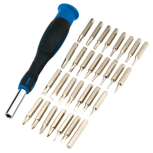 Draper 09550 Soft Grip Precision Screwdriver & Bit Set 31 Piece Draper