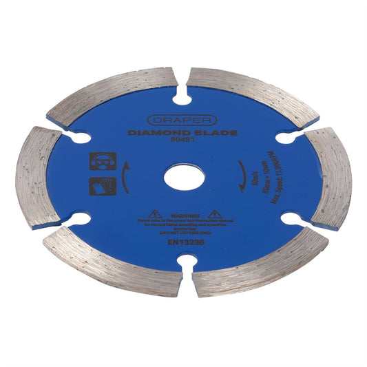Draper 90491 Segmented Diamond Blade 85mm Draper