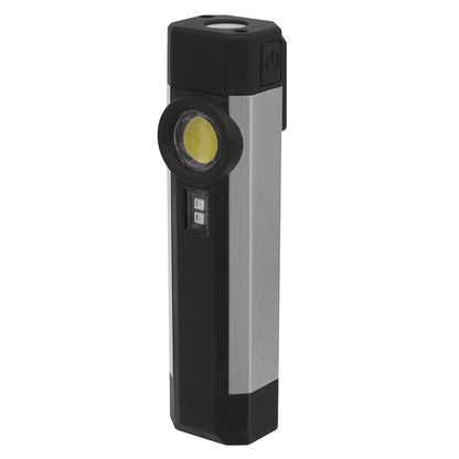 Sealey LED220UV Rechargeable Aluminium Pocket Light with UV 3W COB & 1W SMD LED Sealey