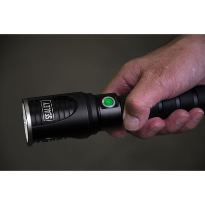 Sealey LED4492 Aluminium Torch 10W SMD LED Adjustable Focus Rechargeable with USB Port Sealey