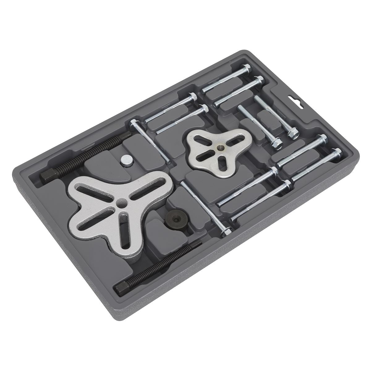 Sealey PS977 Steering Wheel & Harmonic Balancer Puller Set 18pc Sealey