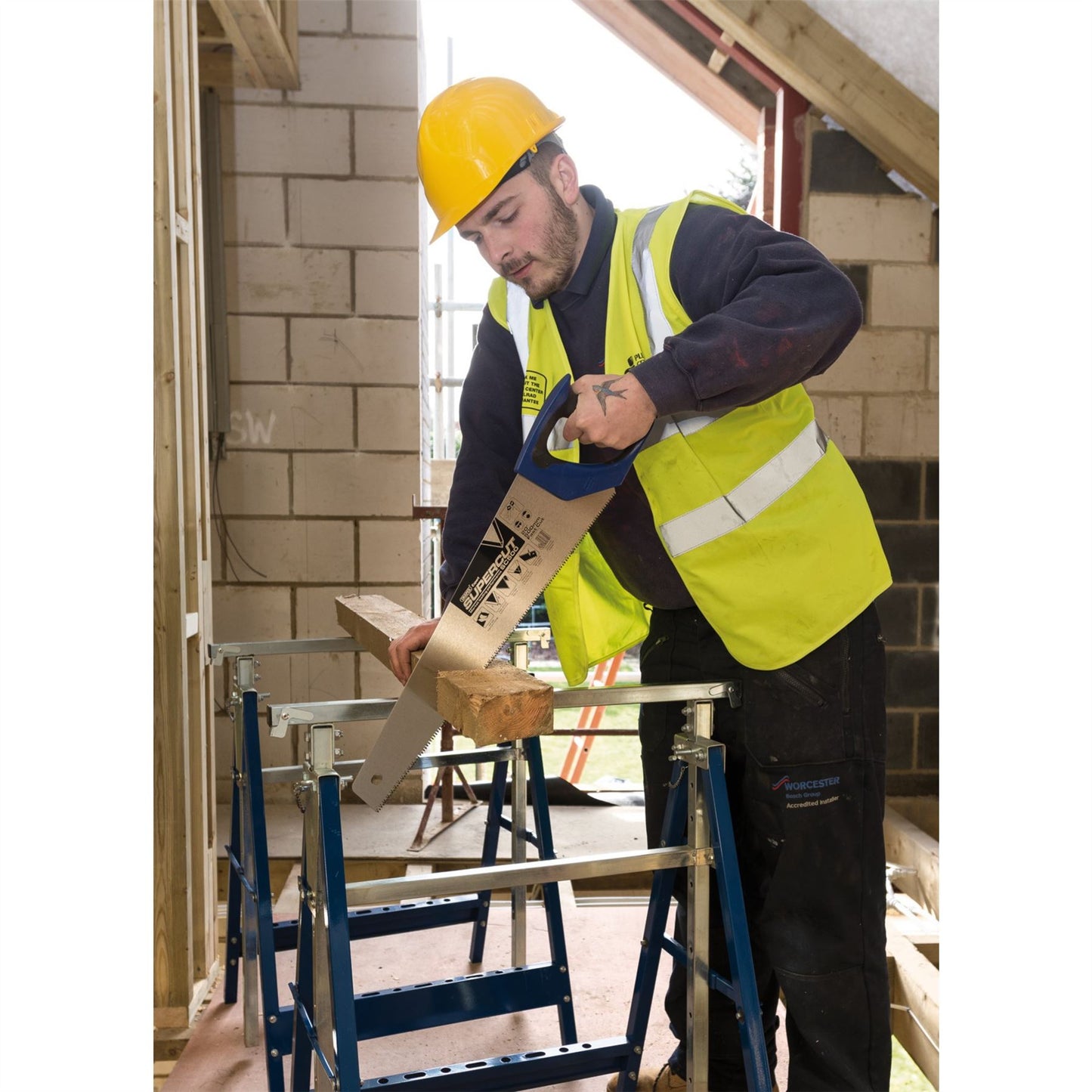 Draper 49290 Expert Supercut® Soft Grip Hardpoint Handsaw 500mm/20" 7tpi/8ppi Draper