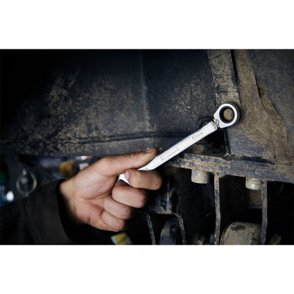 Draper 27692 HI-TORQ® Metric Reversible Ratchet Combination Spanner Set 12 Piece Draper