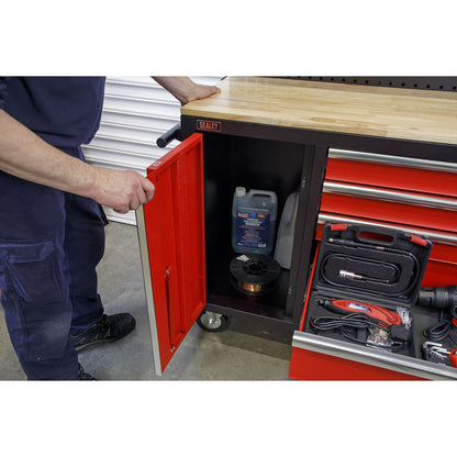 Sealey AP6310 Mobile Workstation 10 Drawer with Backboard Sealey