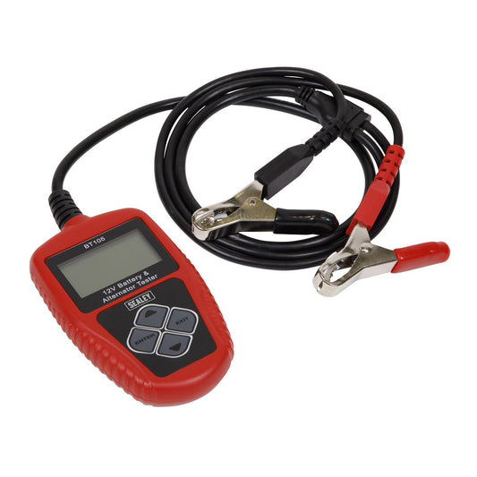 Sealey BT105 Digital Battery & Alternator Tester 12V Sealey