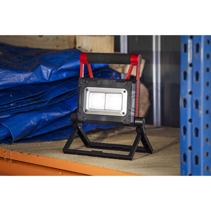 Sealey LEDFL15WS 15W COB LED Solar Powered Rechargeable Portable Floodlight Sealey