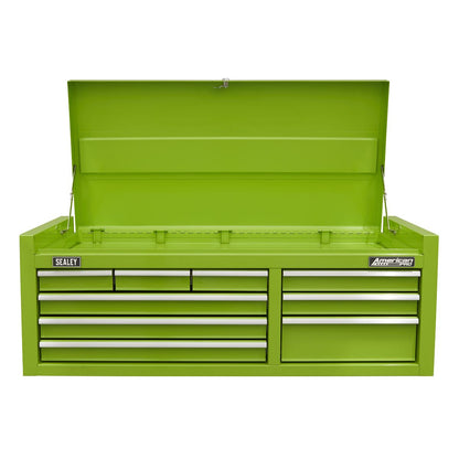 Sealey AP4109HV Topchest 9 Drawer with Ball Bearing Slides - Green Sealey