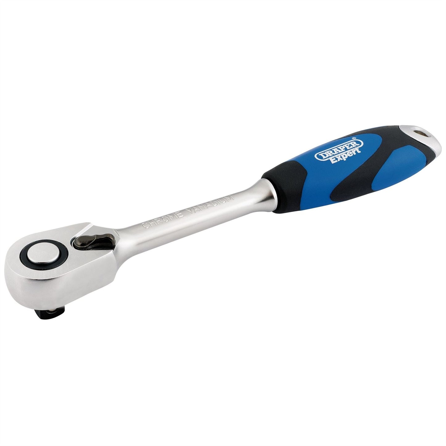 Draper 26504 Expert Soft Grip Reversible Ratchet 1/2" Sq. Dr. 72 Tooth Draper
