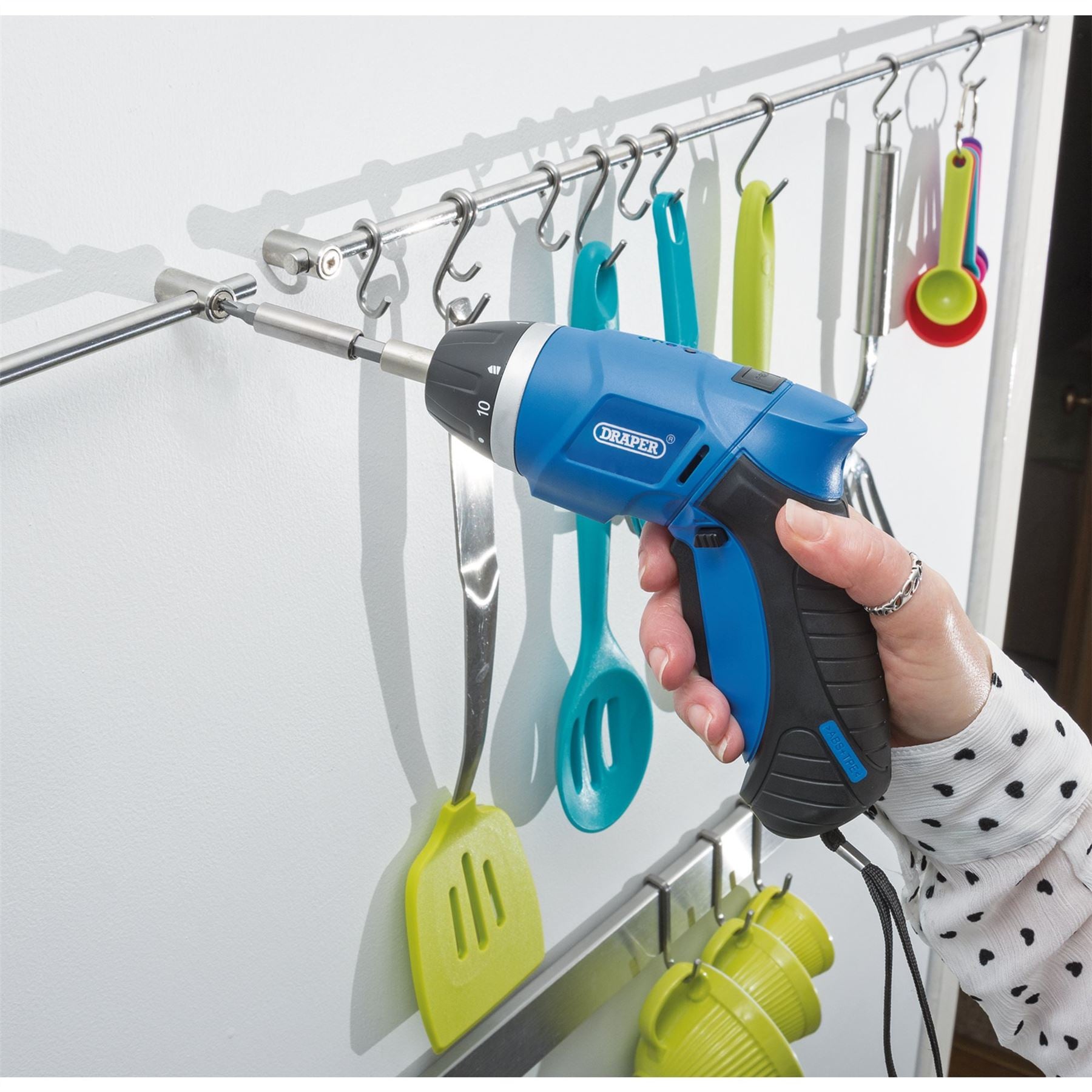 Draper 83568 3.6V Cordless Li-ion Screwdriver Kit Draper