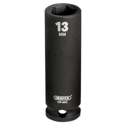 Draper 06886 Expert HI-TORQ® 6 Point Deep Impact Socket 3/8" Sq. Dr. 13mm Draper