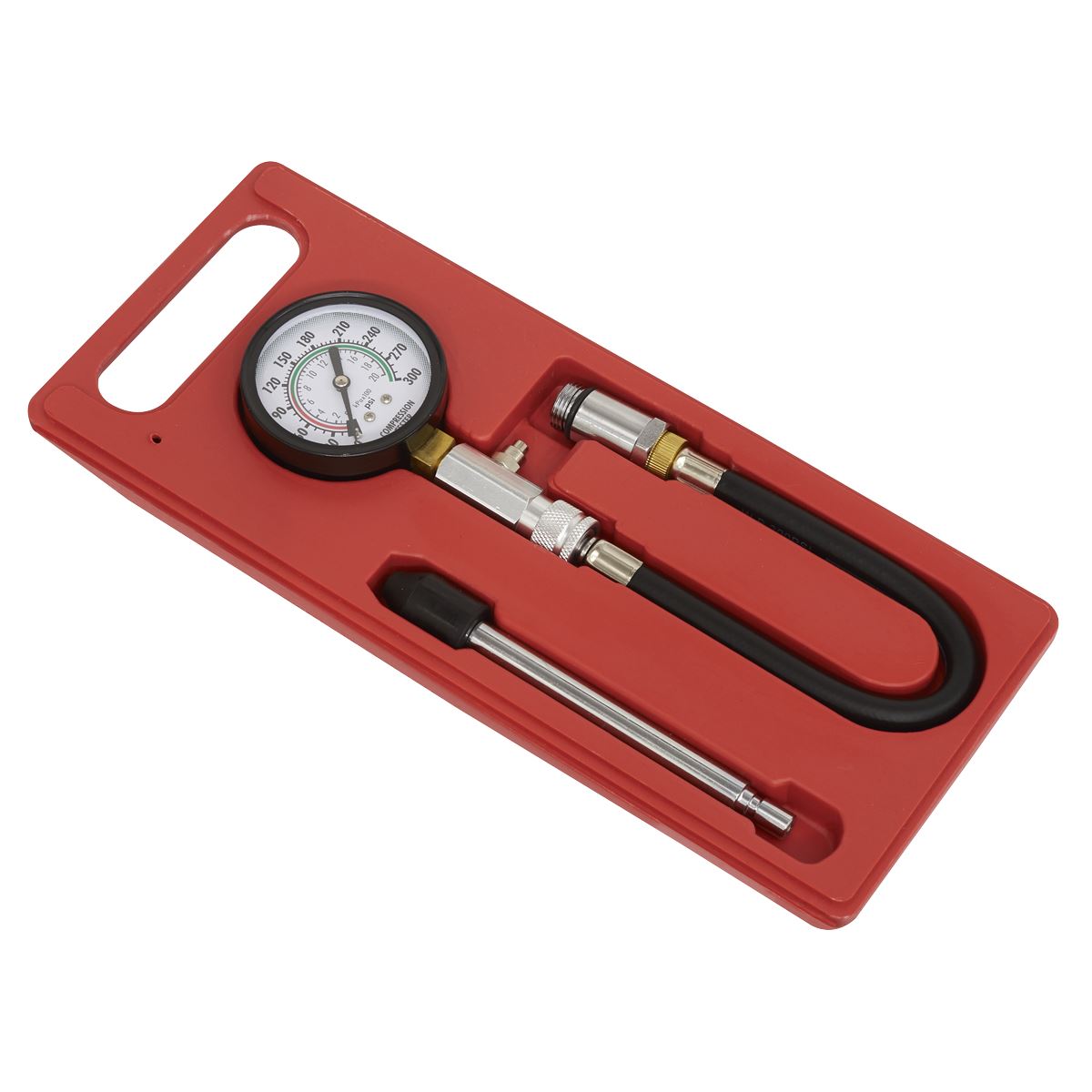 Sealey CT951 Petrol Engine Compression Test Kit 3pc Sealey