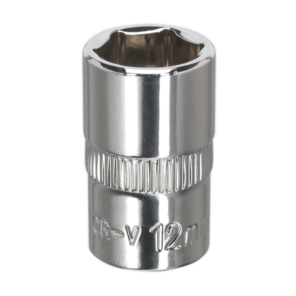 Sealey SP3812 WallDrive® Socket 12mm 3/8"Sq Drive Fully Polished Sealey