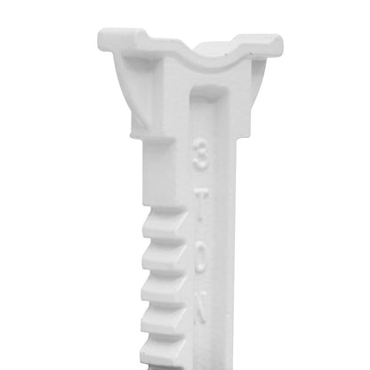 Sealey VS2003HV Ratchet Type Axle Stands (Pair) 3 Tonne Capacity per Stand - Hi-Vis Green Sealey