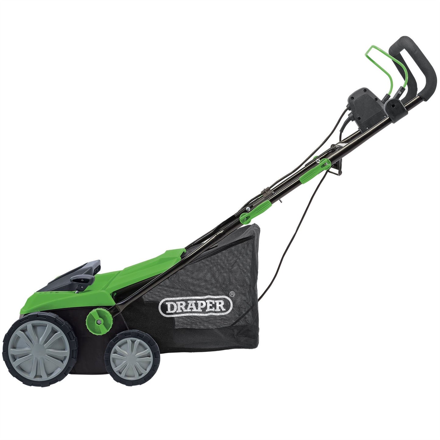 Draper 97922 230V 2-in-1 Lawn Aerator and Scarifier 380mm 1800W Draper