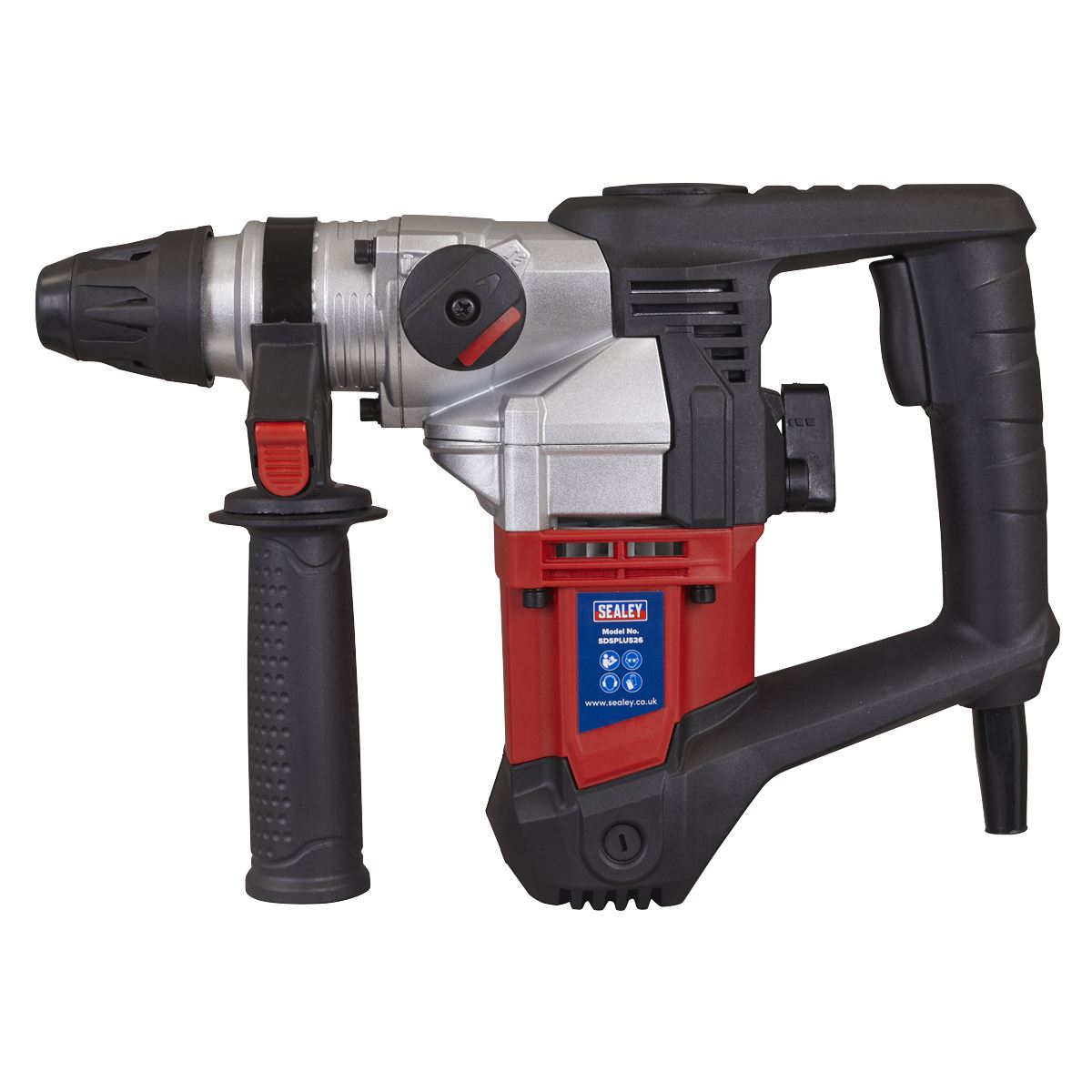 Sealey SDSPLUS26 Rotary Hammer Drill SDS Plus Ø26mm 900W/230V Sealey