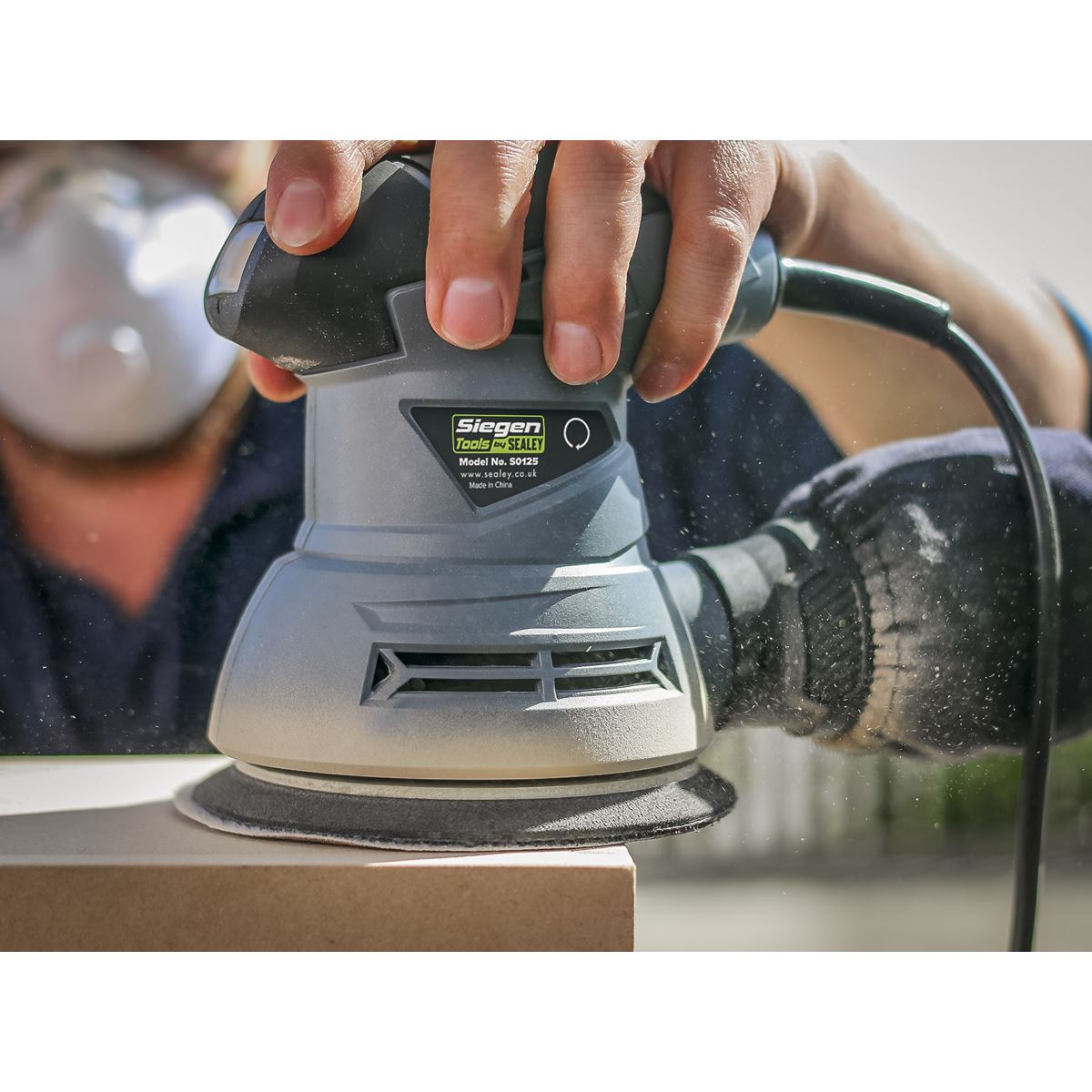 Siegen S0125 Dual Action Palm Sander Ø125mm 240W/230V Siegen