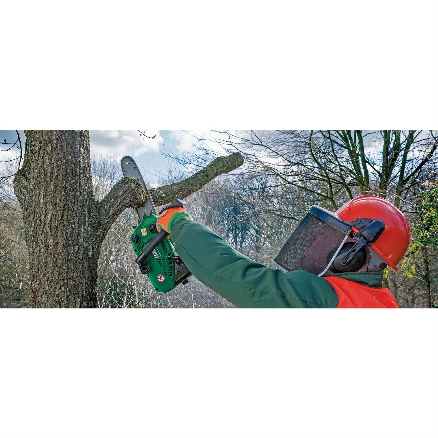 Draper 15042 Petrol Chainsaw with Oregon® Chain and Bar 250mm 25.4cc Draper