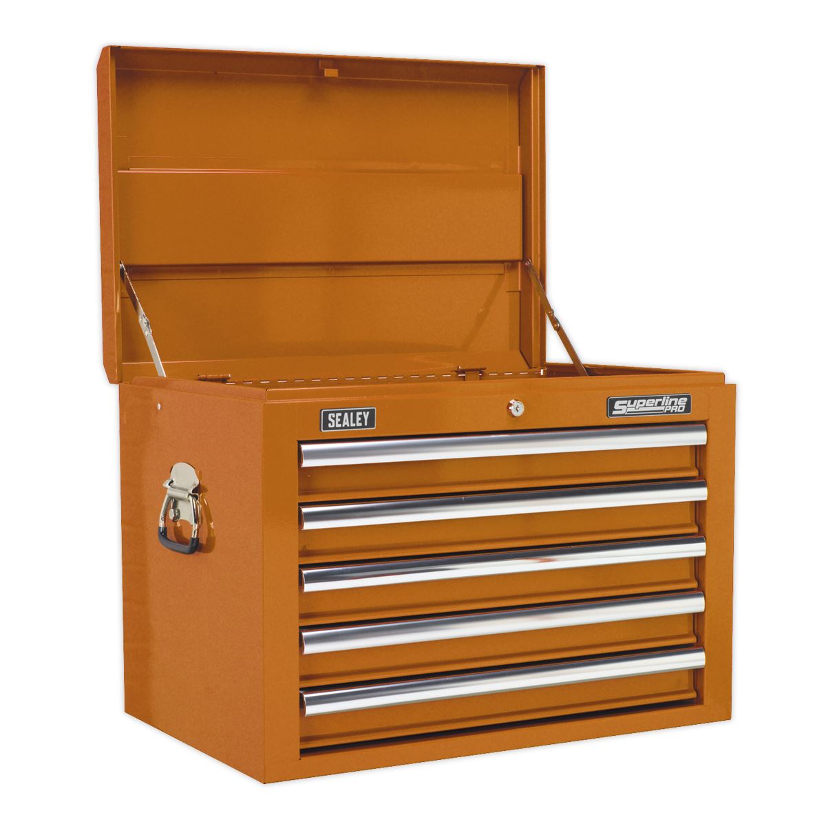 Sealey AP26059TO Topchest 5 Drawer with Ball-Bearing Slides - Orange Sealey